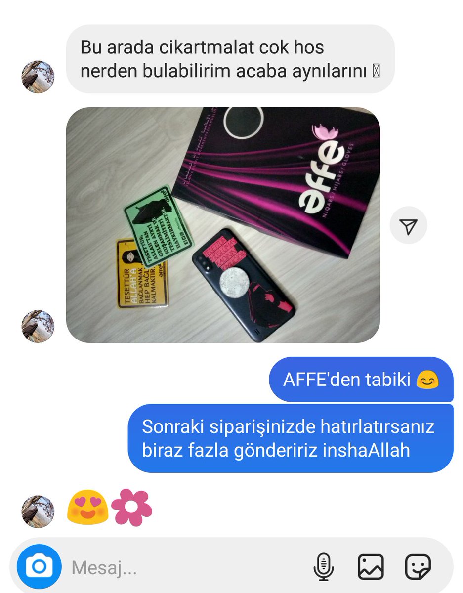 affetextile's tweet photo. Bizi bu güzelliklere ulaştıran Rabbimize Şükürler olsun 😊
. 
Dalga Dalga yayılan Mutluluk 💗💗 AFFE 💗💗
. 
#affe #affeniqab #affetextile #niqab #hijab #peçe #pece #esarp #çarşaf #cilbab #jilbab #memnuniyet #musterimemnuniyeti #elhamdulillah https://t.co/WnHnbx1EHj