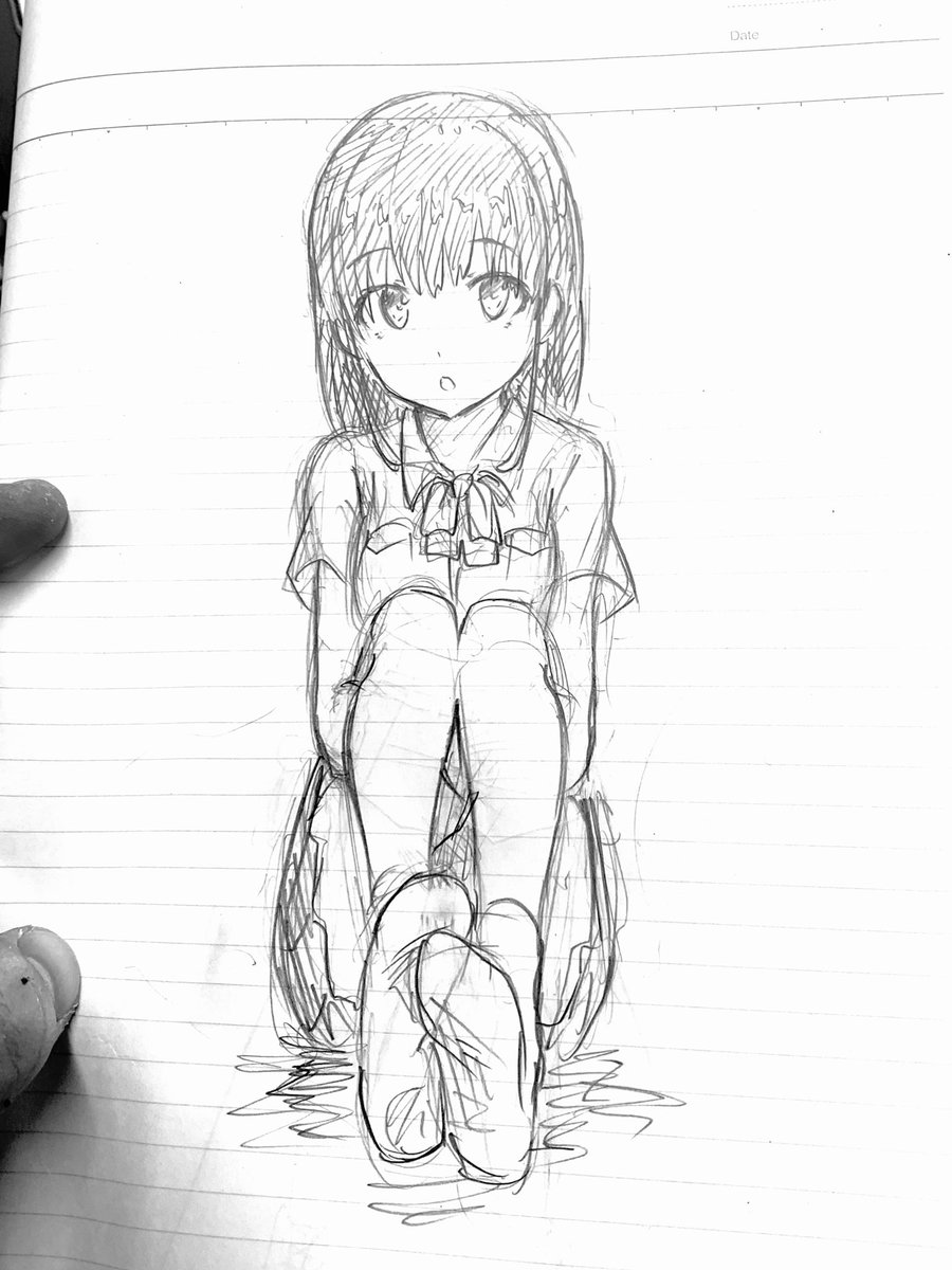 絵のリハビリ
#オリキャラ
#女の子
#イラスト
#絵描きさんと繋がりたい
#イラスト好きな人と繋がりたい
#リハビリ