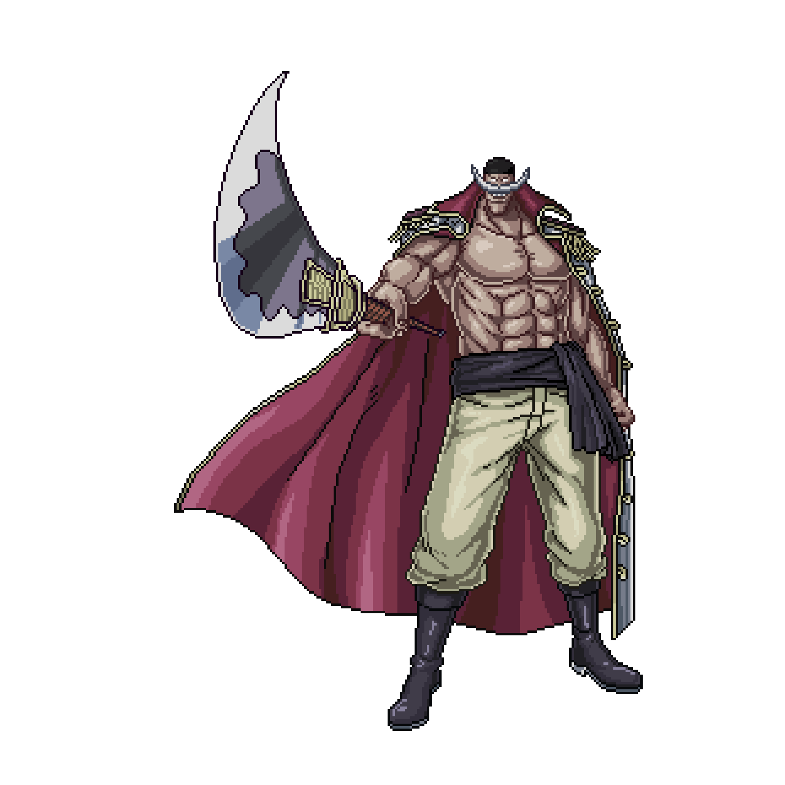 توییتر テラリア星人 Pixelien در توییتر 今日のドット絵 白ひげ エドワード ニューゲート完成しました 生放送お疲れさまでしたm M 背景は描く気力なく フリー素材にて御免 ドット絵 Pixelart Pixelmash Onepiece ワンピース T Co Fzxdkm6iim