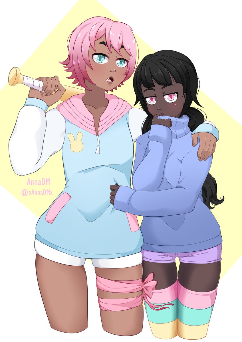Memudoainsta's tweet photo. Holi soy ilustradora y diseñadora gráfica y me encanta dibujar chicas queriéndose #SAPPHICSHARE https://t.co/FkJmUKiVdL