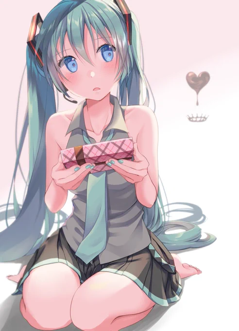 自分の手トレスする際にカラスミ持って撮影したのでミクさん持ってるのもカラスミかもしれない説 