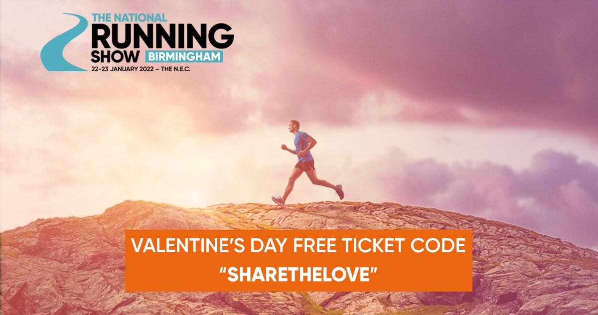 National Running Show (@nationalrunshow) on Twitter photo We are giving away free tickets to the <a href="/nationalrunshow/">National Running Show</a> Birmingham next January! Use the code SHARETHELOVE in celebration of Valentine's Day to redeem your tickets, free of charge, and bring along your loved ones to the show.
…lrunningshowbirmingham.seetickets.com/tour/national-…
We are giving away free tickets to the <a href="/nationalrunshow/">National Running Show</a> Birmingham next January! Use the code SHARETHELOVE in celebration of Valentine's Day to redeem your tickets, free of charge, and bring along your loved ones to the show.
…lrunningshowbirmingham.seetickets.com/tour/national-…
