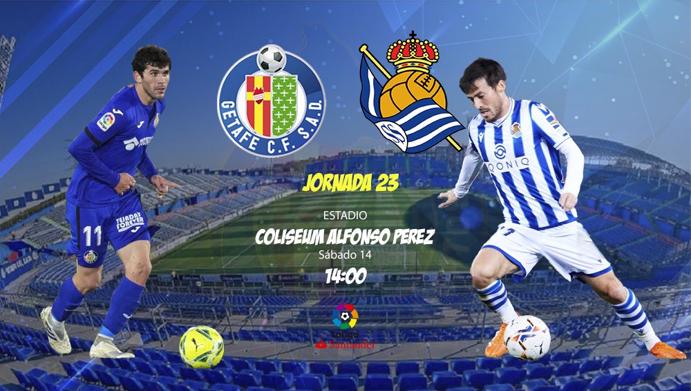 🔹 Dɪ́ᴀ ᴅᴇ ᴘᴀʀᴛɪᴅᴏ🔷
¿Cómo vas a saber lo que es el amor? Si nunca fuiste aficionado del Getafe.
A por ellos, vamos Geta!!! 💪🏼🔵
🏆 @laliga J23
🆚 @RealSociedad
⌚️ 14:00
🏟 Coliseum
📺 Movistar LaLiga
#GetafeRealSociedad #matchday #LaLigaSantander https://t.co/YiXK3GtDXo