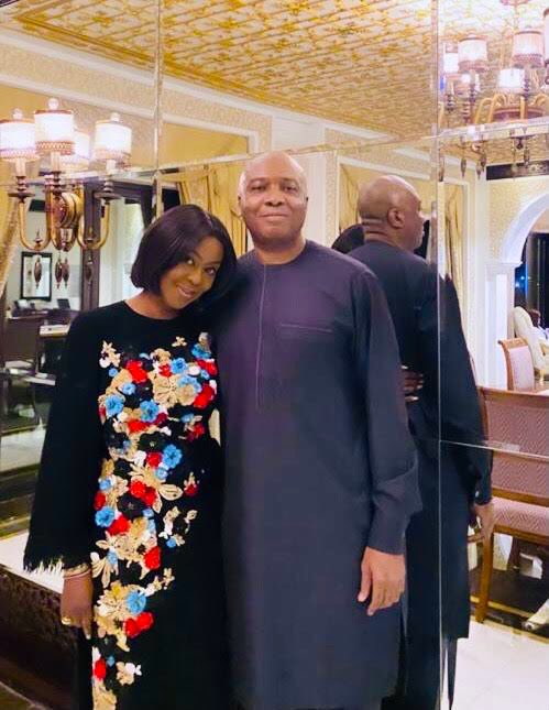 bukolasaraki's tweet photo. Walking forward with you and meeting each new day that the future brings is one of my life’s greatest joys.

Happy #ValentinesDay @ToyinSaraki! ❤️ https://t.co/Ab5G9cbQLb