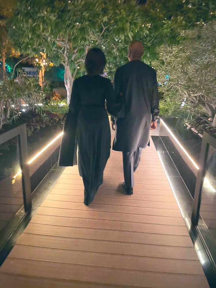 bukolasaraki's tweet photo. Walking forward with you and meeting each new day that the future brings is one of my life’s greatest joys.

Happy #ValentinesDay @ToyinSaraki! ❤️ https://t.co/Ab5G9cbQLb