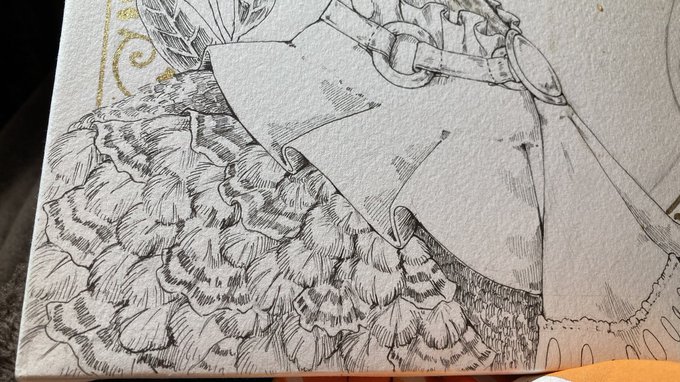 依頼絵のお気に入りポイント見て 