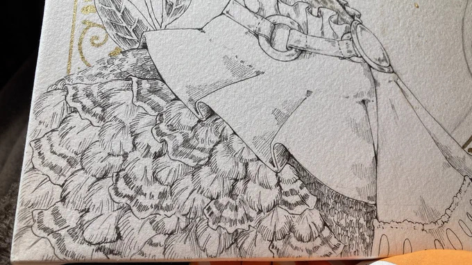 依頼絵のお気に入りポイント見て 