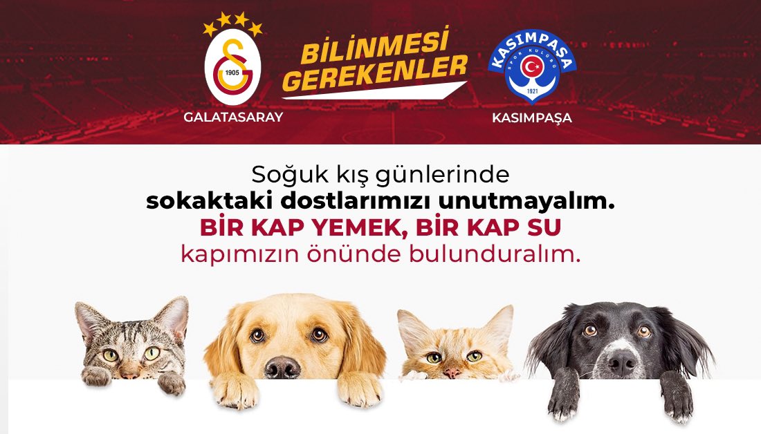 Sokaktaki sevimli dostlarımızın en çok bugünlerde bize ihtiyacı var. Soğuk kış günlerinde kapımızın önünde #BirKapSuBirKapMama bulundurmayı unutmayalım. 🐶🐈