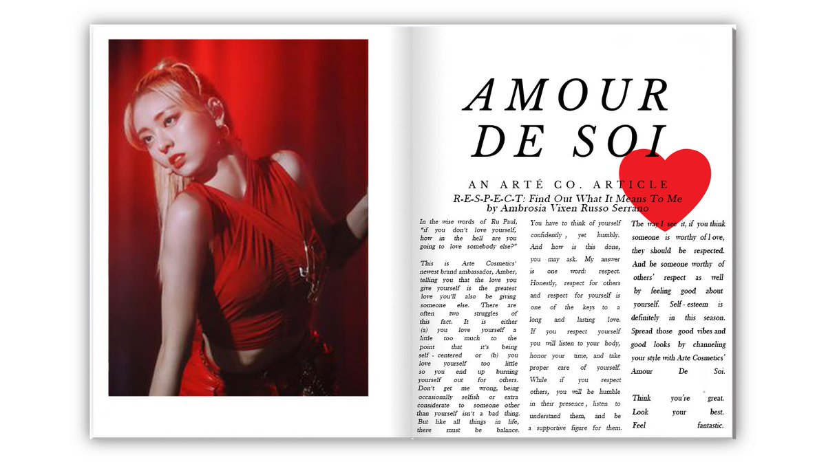 ㅤ

⠀⠀       ♥️:   :  #⃞AMBROSIA
                           has a new post!

             #AmourDeSoiWithARTE
             had  a lot  to say.  hope
             it's   worth    the    read!

⠀