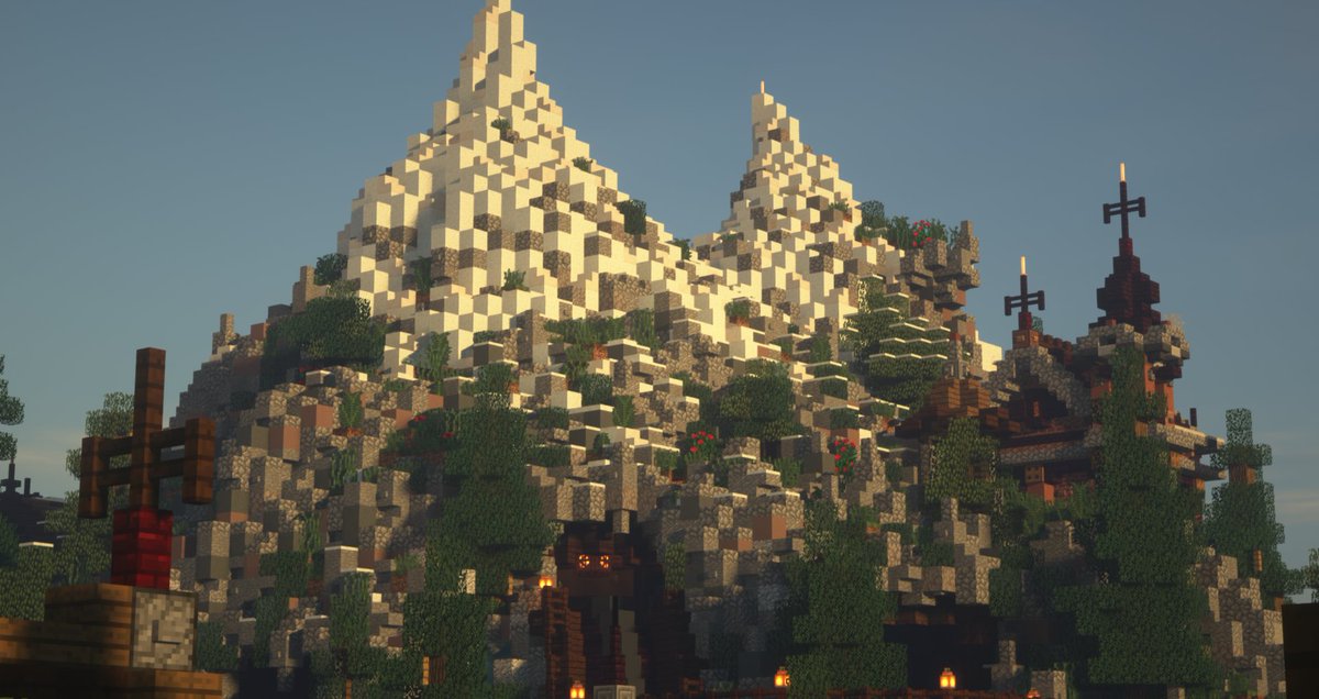 ValenturiaMC's tweet photo. Are you ready to battle the snow monster?❄️#minecraft #themepark https://t.co/RxO9Vf612k