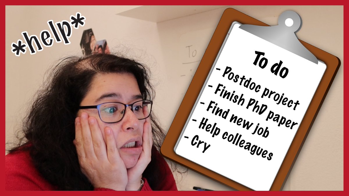 Nobody said the life of a postdoc was easy…

Watch ‘The hard life of a postdoc’ now on youtube!

👉🏻youtu.be/Ap-aoSQx3c8

My first attempt at sketch comedy 😛