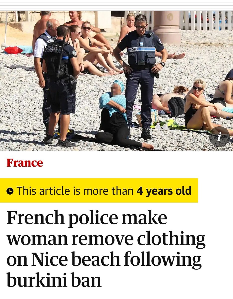 But you can also think of women's rights used to target racialised Muslim communities, as if 'We' (or other communities) have achieved equalityLaïcité in France is another obvious example - we are not racist, we are against all religions, but not really...7/