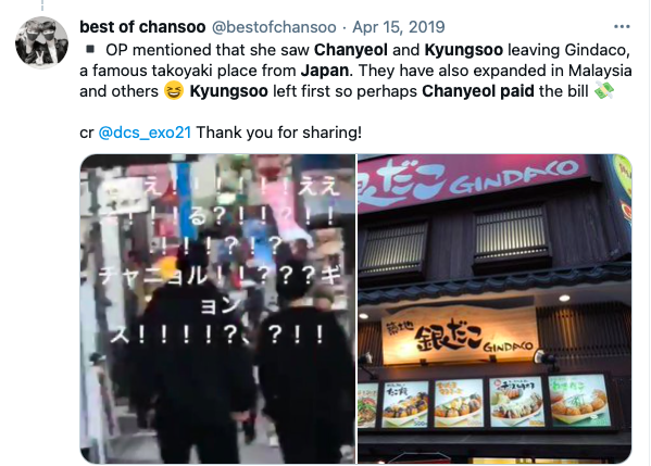  Bills, Bills, Bills - Destiny's Child I am a sugar daddy Chanyeol enthusiast. Kyungsoo loves to eat and we have Chanyeol paying for his food whenever they go out. Whatever Kyungsoo want, Kyungsoo gets. Yeollie makes sure of it.