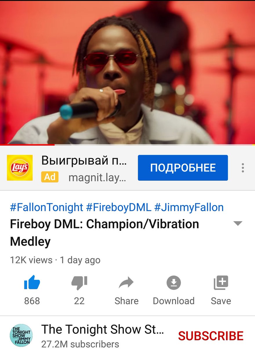 Sygdom Northern løbetur Pastor Shizzy 🐺🚀⚡⚡ on Twitter: "Use your Vpn to watch fireboy's  performance on the Jimmy fallon show... it's fvckin beautiful..  https://t.co/USrg51Kujv… https://t.co/IFmt2871Su"