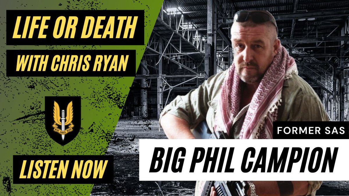 Former SAS trooper Phil Campion discusses his life and career in the Regiment. @bigphilcampion 

Listen to the full podcast here: podfollow.com/chrisryan 

#SAS #SBS #Army #Navy #RAF #TheParas #NavySEALs #DeltaForce #Military