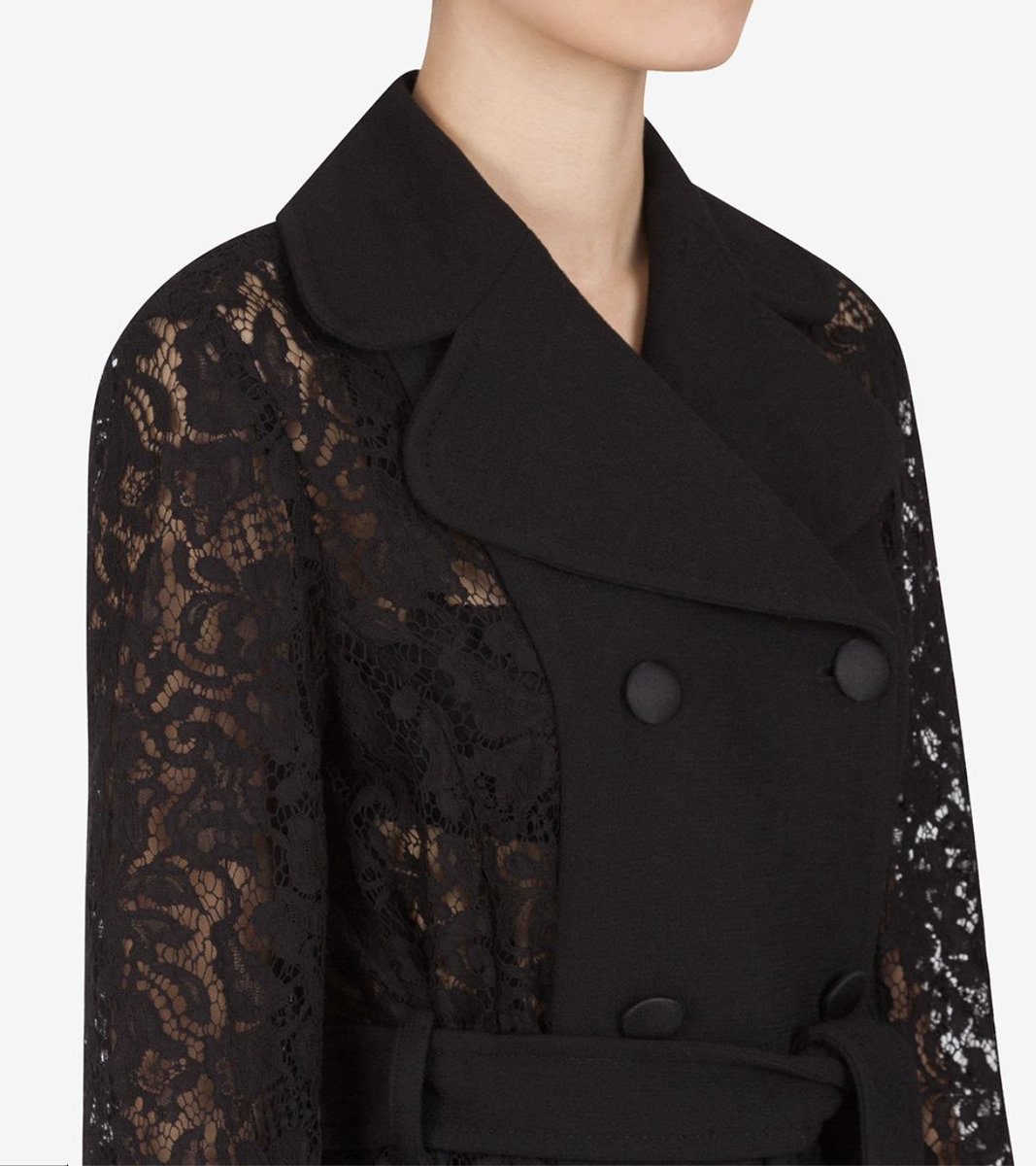 ドルチェアンドガッパーナ　ドルガバ　ステンカラーコート ストライプ ドルチェアンドガッパーナ ドルガバ ステンカラーコート ストライプ