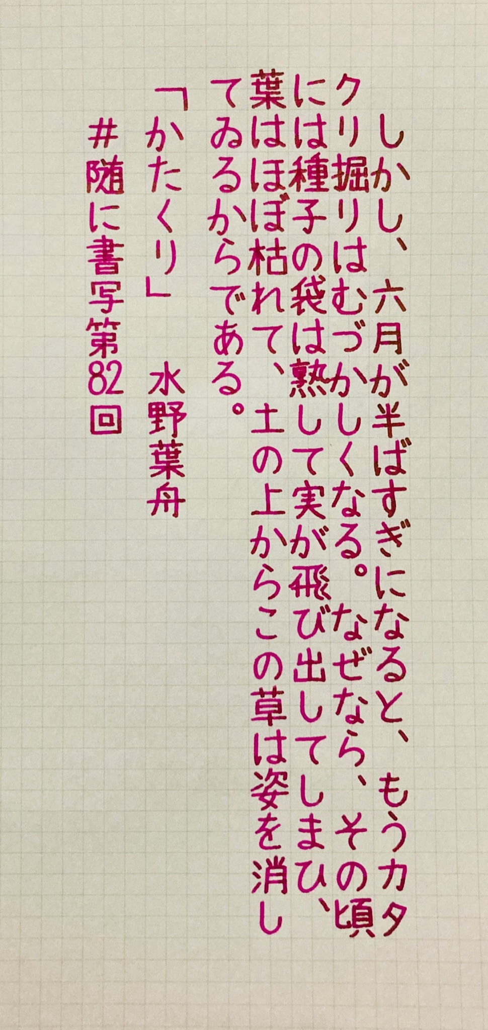 あすまま 随に書写 2回分まとめて かたくりの花 知らなくて調べました かわいい薄紫の花なんですね 回 3 5ミリ方眼 プレピー0 5 パイロット 色彩雫 躑躅 回 5ミリ方眼 プレピー0 2 プラチナ ブルーブラック T Co Nji7t5qija Twitter
