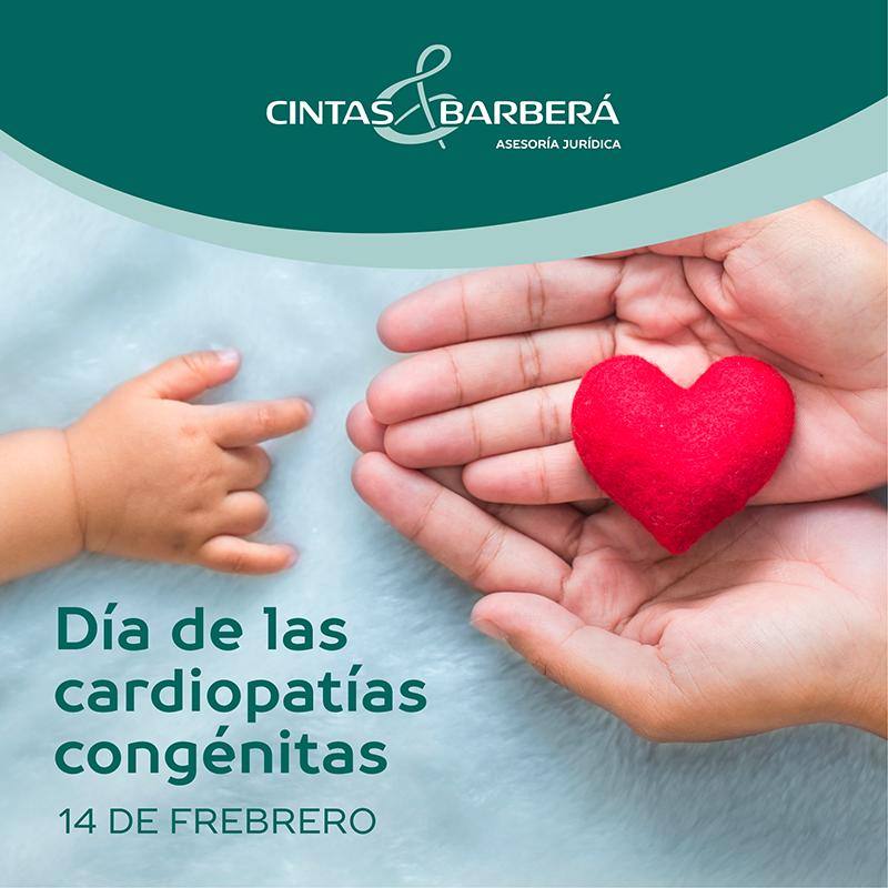 BarberaAbogados's tweet photo. Las cardiopatías congénitas afectan a ➕ de 4000 niños recién nacidos en España 📍

Desde Asesoría Cintas &amp; Barberá nos sumamos un año más a Fundación Menudos Corazones y mandamos toda nuestra fuerza y apoyo 💗 #DíaMundialdelasCardiopatíasCongénitas 🎗  #YoLaTengo 💪 https://t.co/RIrTBVgiNx