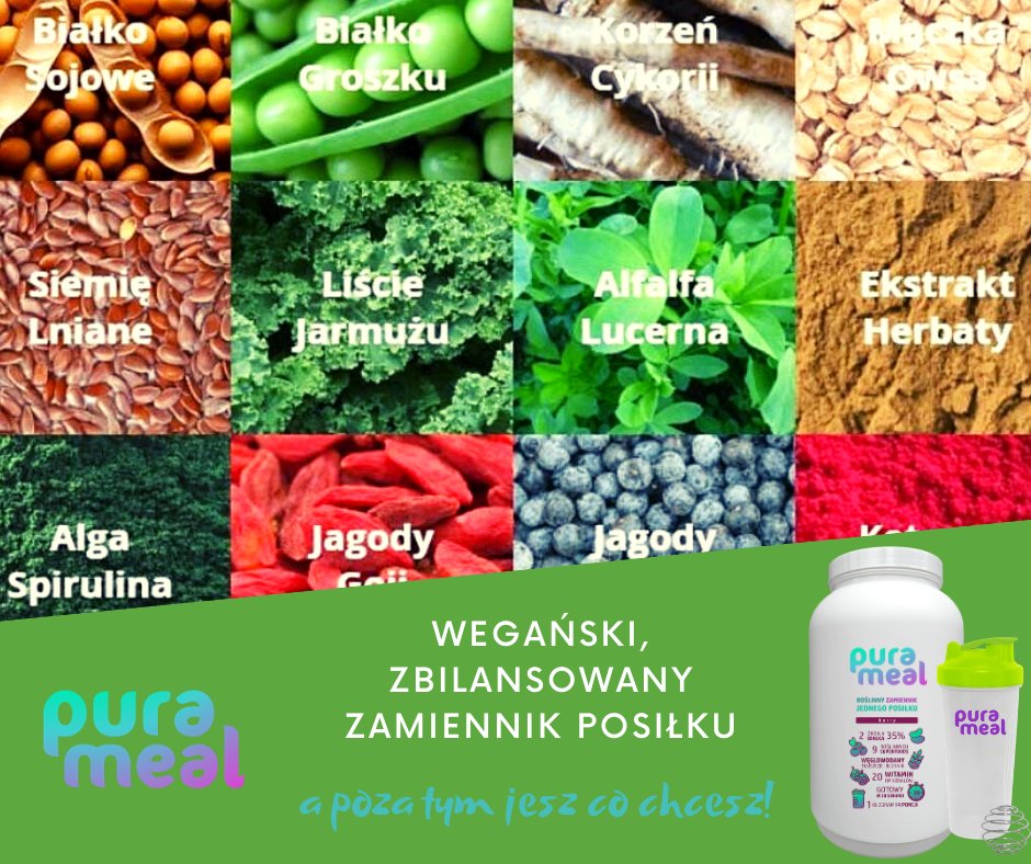 Pureveg_pl's tweet photo. PuraMeal raz dziennie,
a poza tym jesz co chcesz.
Zabierz PuraMeal ze sobą, pełnowartościowy posiłek masz w 30 sekund za jedyne 5,17zł.
Wpadaj tutaj >> https://t.co/b6IxKBrVtK
#purameal #weganskizamiennikposilku #pureveg https://t.co/7bcohXFFJF