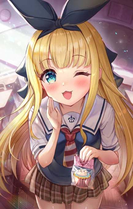 『うさぎさんには特別カップケーキ!クラスの皆にはナイショ、ね❤』 #有栖の絵本 