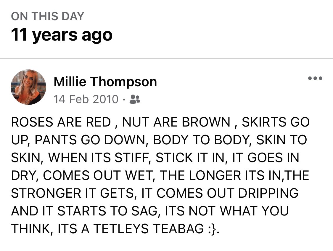 MillieMaeT's tweet photo. 12 year old me needs to be arrested https://t.co/WkGJcJvtuX