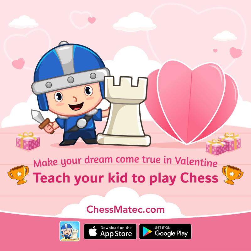 ChessMatec's tweet image. We're *chess* here to wish you a happy #ValentinesDay 💕! You are all the perfect *mate*!♟️😜
Get your loved ones the gift of #Chess this holiday and sign them up to the #ChessMatecApp! Head over to our website at chessmatec.com and start playing today 🎉