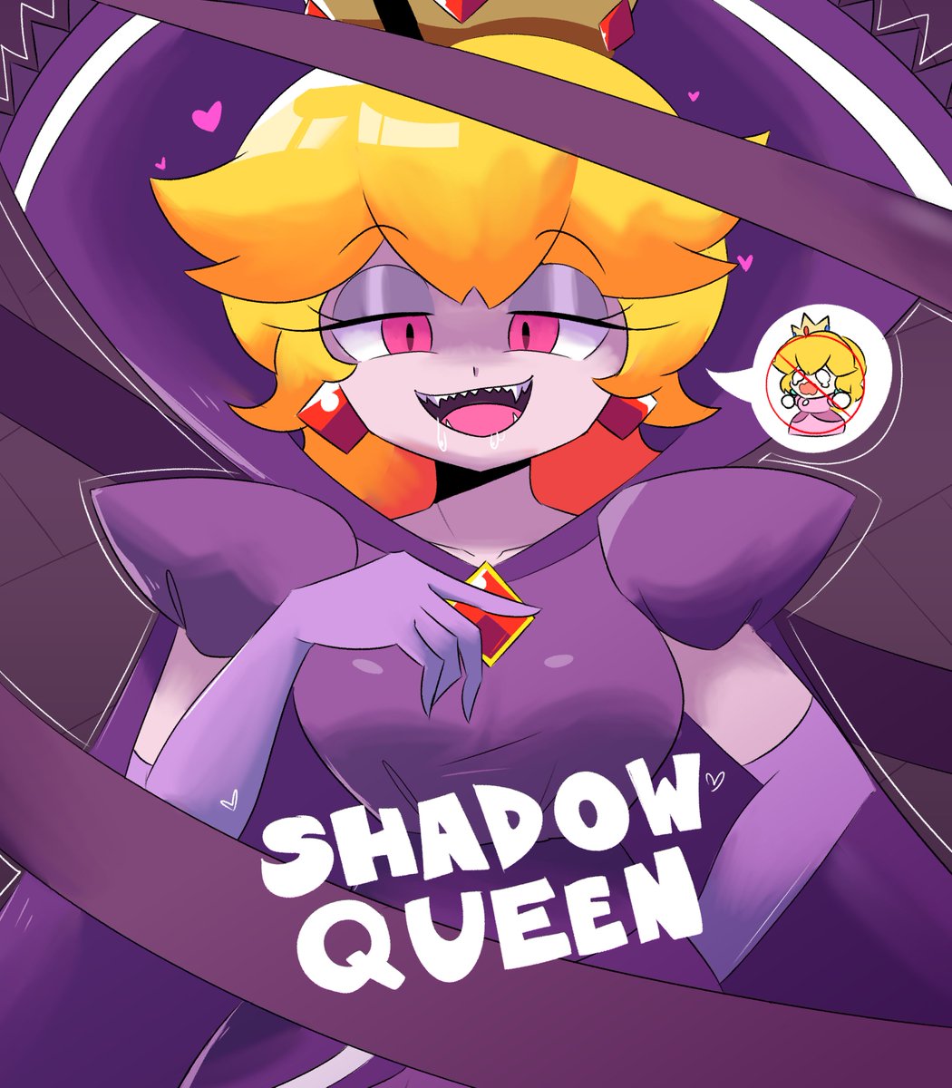 SHADOW QUEEN PEACH ?

from paper mario: the thousand-year door 