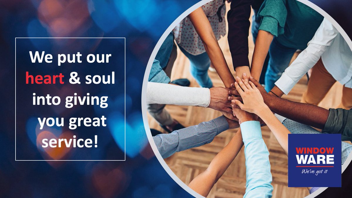 #ValentinesDay or not, here at Window Ware, we put our heart and soul into giving you the best possible service. So, despite the challenging times, you can still trust us to come up with the goods! Learn more ow.ly/HjfY50DwrFp