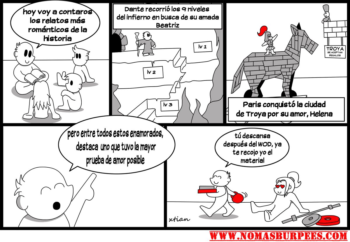 feliz San Valentín #comics #crossfit