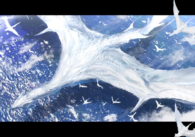 #見た人もなにか無言でドラゴンをあげる 