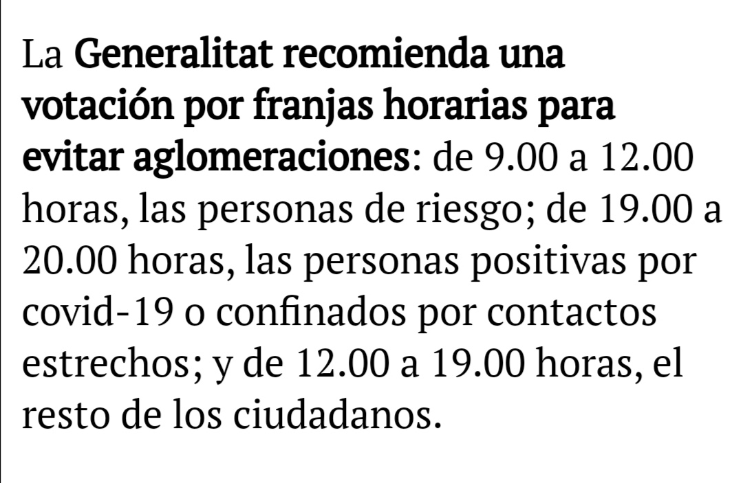 XazoeVS's tweet photo. 😱leo bien?!...puedes saltar el confinamiento y la cuarentena para ir a votar?!😱 eso sí solo de 19 a 20 h...EL FIN ESTA CERCA 💀 gracias @generalitat https://t.co/C7FUp2bfX3