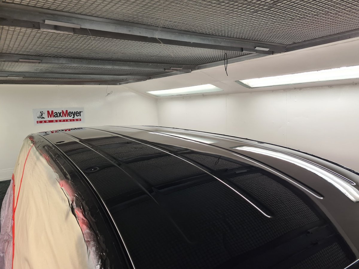 A VW Caddy Maxi in for a roof repaired and painted gloss black, a 3 stage polish and 2 rear doors repaired and painted. #volkswagen #caddymaxi #vwcaddy #bodyrepair #paintrepair #tyneandwear #gateshead #newcastle