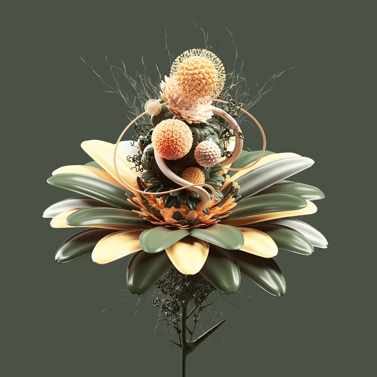 PeterTarka's tweet photo. First piece from my ugly plants collection have been minted on @SuperRare make sure to check it out:

https://t.co/whPvxjVxKM https://t.co/HVu6Pgr2l0