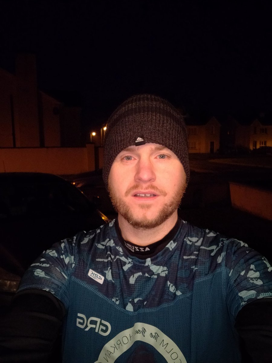 Dermo07's tweet image. Early start this morning but well worth it.  I remember doing long runs with Colm back in the day and him telling to slow the f#*k down.  He was speaking from heaven this morning telling the same thing.  No prob slowing down this am♥️⛈️🇳🇬👮#Run4Colm @CharlestownGAA @east_mayo