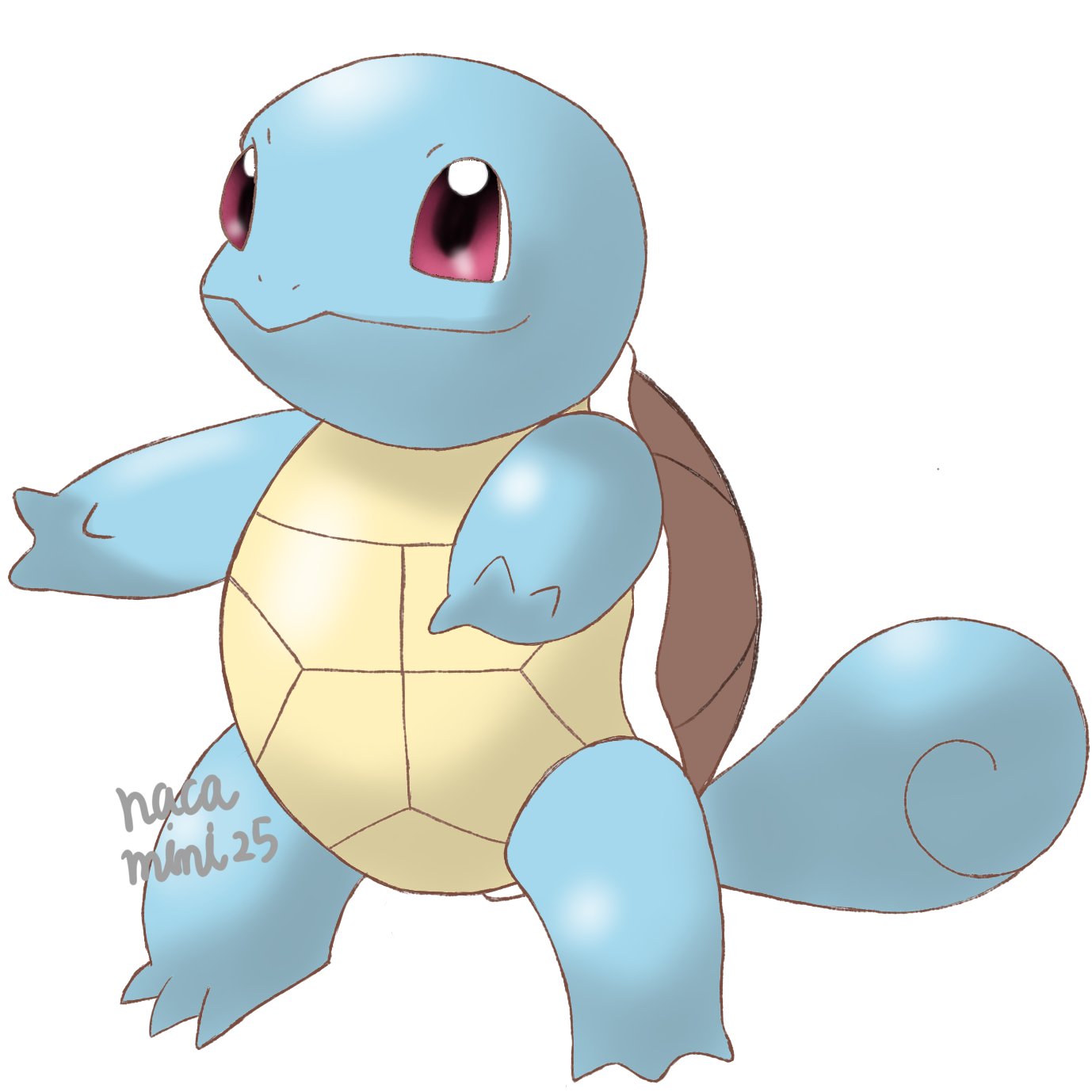 Nacamimi25 今日はゼニガメ描きました ポケモンイラスト 御三家 模写 毎日ポケモン イラスト好きさんと繋がりたい T Co Rjt3fnjknn Twitter