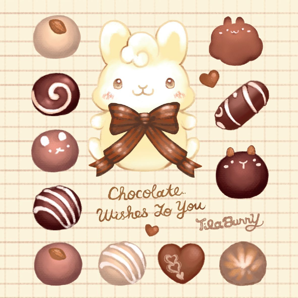 tilabunny's tweet photo. 幸せなバレンタインデーをお祈りします！最近iPadがあります。
外出先でも絵を描くのは最高です〜❤️今年も上手く作れるといいですね！
🐰🛒https://t.co/hBnojwSDRa

#イラスト #イラスト好きと繋がりたい 
#チョコレート https://t.co/6zxIOD1SOX