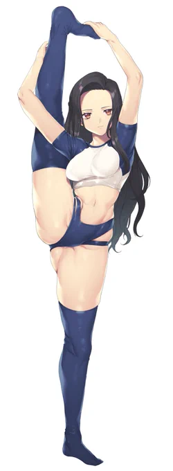 ちょっとエッチだったから投稿するか迷ってたI字バランス七草真由美さん
コミッションで描かせていただいたものです 