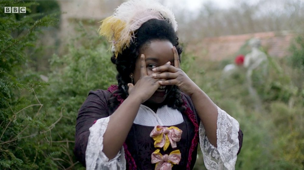 Let’s play in the gardenYou’re hiding, I’m seekingAnd if you take your clothes offI promise, no peeking… #BBCGhosts