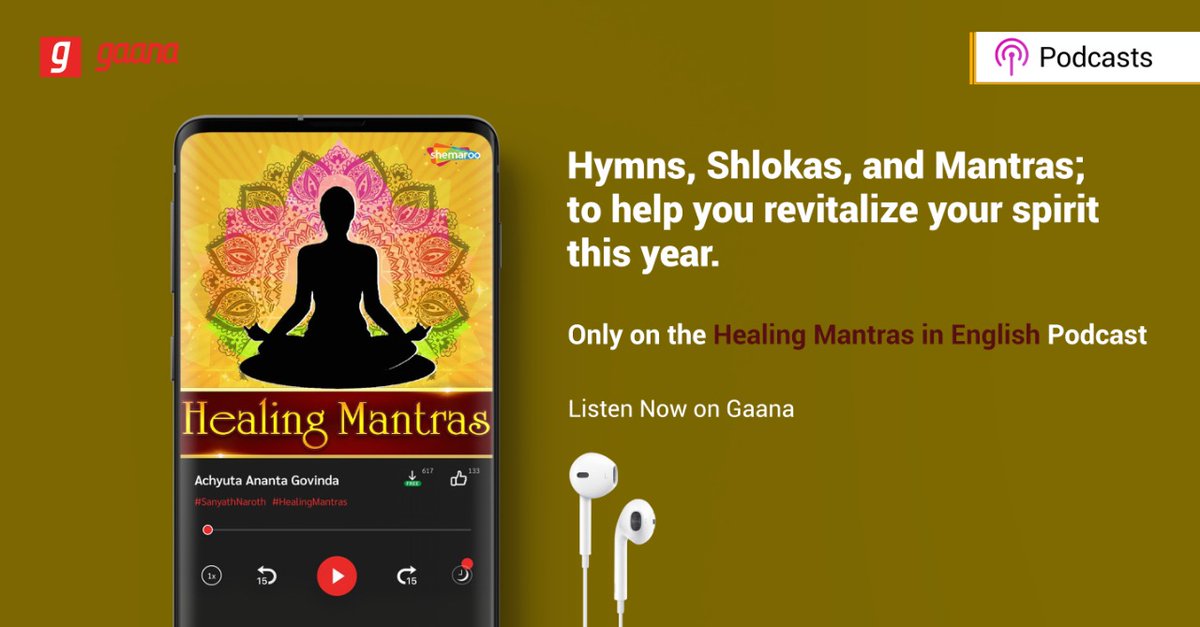 Help your mind, body, and soul. feel refreshed and rejuvenated with words on Gaana with the '#HealingMantras in English' Podcast: gaa.na/HealingMantras

#OnlyOnGaana #GaanaPodcast
