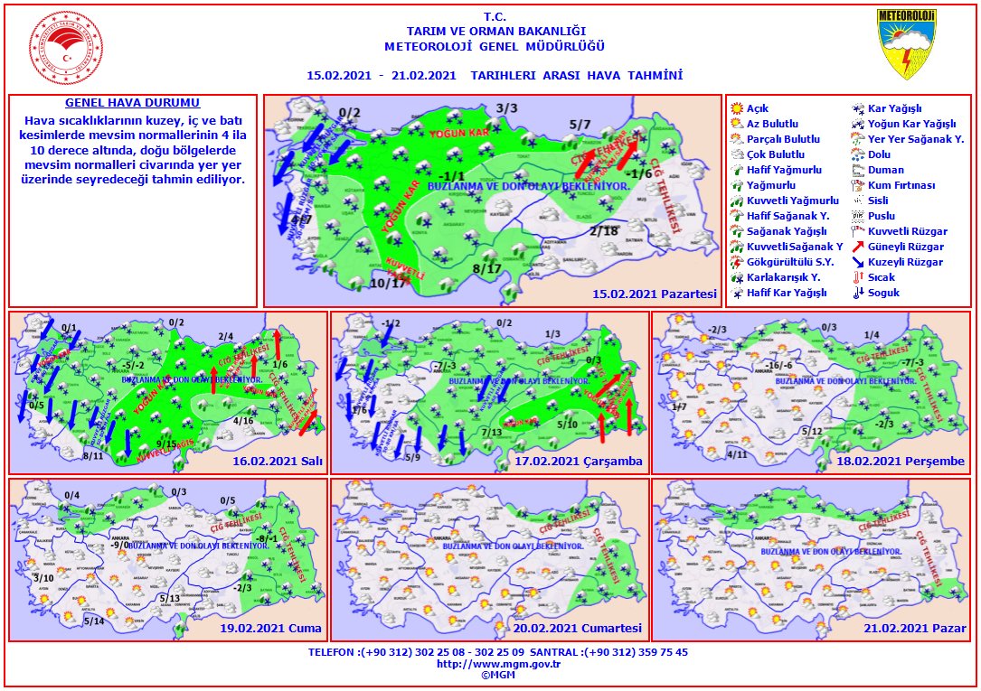 تويتر meteoroloji 1 bolge mudurlugu istanbul على تويتر 15 02 2021 21 02 2021 haftalik hava tahmin raporu https t co mqf4qlynw1 havadurumu kar yagmur https t co rcgbfwywgi