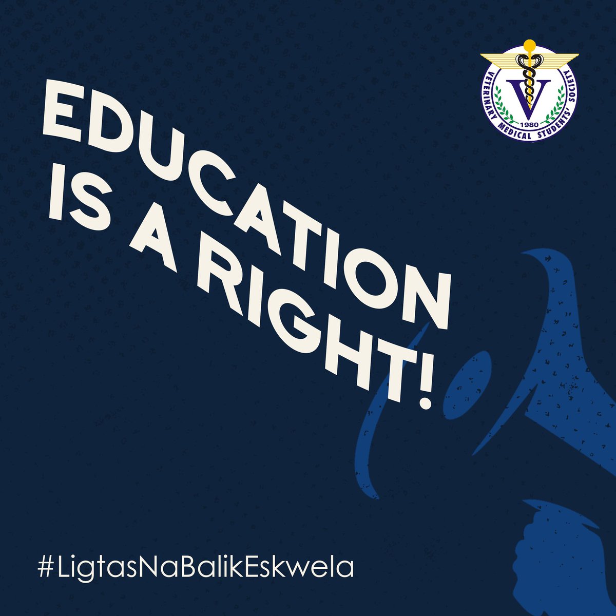 upvetsoc_'s tweet photo. UP VetSoc firmly stands that every Filipino deserves quality, accessible, and mass-oriented education. We call for a proper consultation and #LigtasNaBalikEskwela. We urge everyone to unite and fight for our right to education!

#WalangIwananUP
#NoStudentLeftBehind https://t.co/QvNLcgkAZK