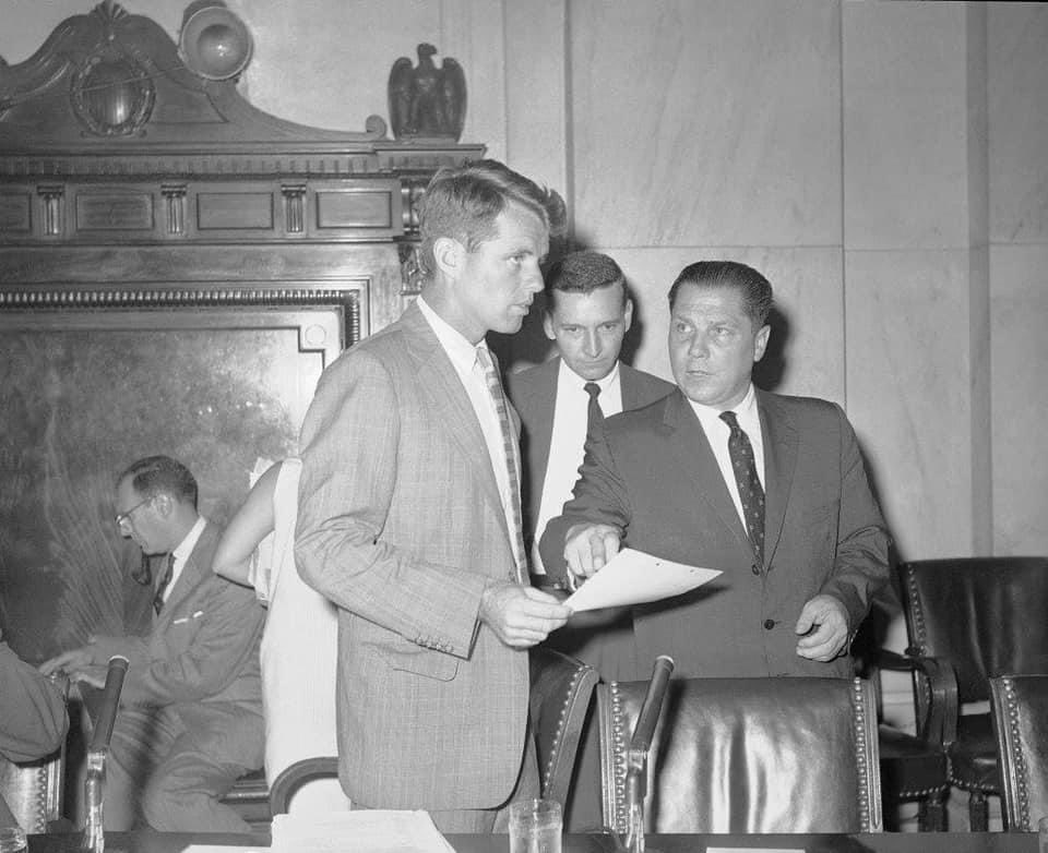 From his time with the union official and RFK, Martin was struck by certain similarities between the two men: "Both were aggressive, competitive, hard driving, somewhat authoritarian, suspicious, temperate, at times congenial and at other times curt.”