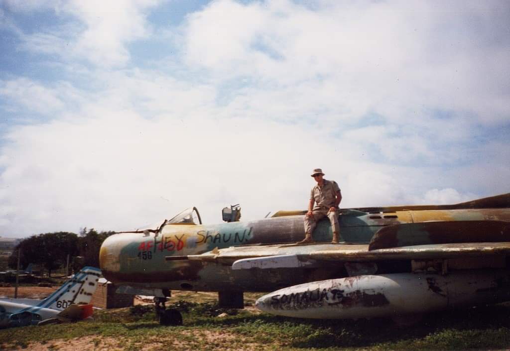 9/ Shenyang F-6 were delivered after the Soviet supply line dried up following the end of the Ogaden War. These formed the other main SAC aircraft of the 80s, with intense use during border clashes with Ethiopia and as bomber during the Civil War.