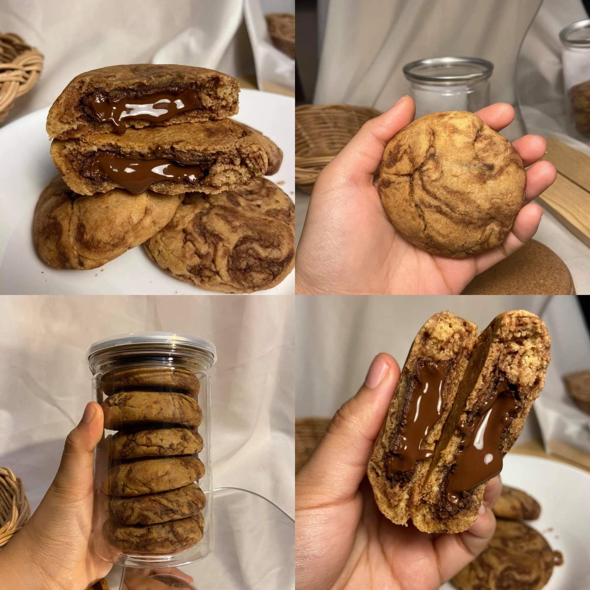 JoycazB's tweet photo. @ArryAthena ขออนุญาตฝากร้านหน่อยนะคะ🙏

**เปิดจอง** จัดส่ง 18-19/2📍

🍪ซอฟคุกกี้ สอดไส้ดาร์กช็อค🍪

-ใช้เนยสด
-ไม่มีไขมันทรานส์ 
-ปราศจากมาการีน 
-ไม่ใช้วัตถุกันเสีย

เก็บได้ 1 เดือน กระปุกซีลอย่างดี
ราคา 1 5 0 .- มี 6 ชิ้นใหญ่
ค่าส่ง 1-3 กระปุก 40 บาทงับ💕 https://t.co/1HiGw777eS