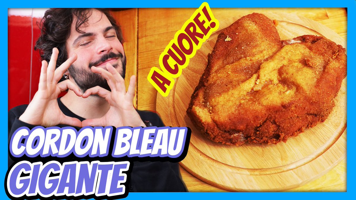 Per questo S. Valentino, non regalare i soliti cioccolatini. Friggi anche tu un Cordon Bleau a forma di cuore GIGANTE per dimostrare il tuo amore.
youtu.be/azk84jXauU8
