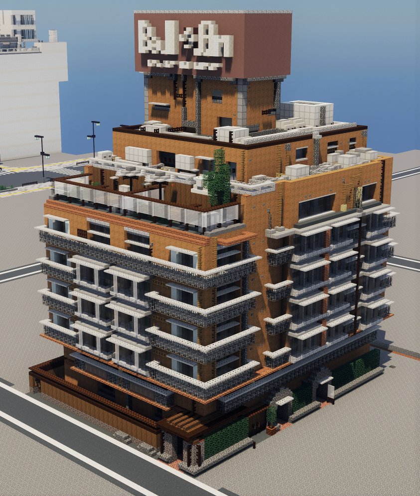 宝条みちる Minecraft Rt Ingram 1998 ホテル作りました Minecraft Minecraft建築コミュ Minecraft都市開発 京慧府 T Co Fzsroq3xjp Twitter