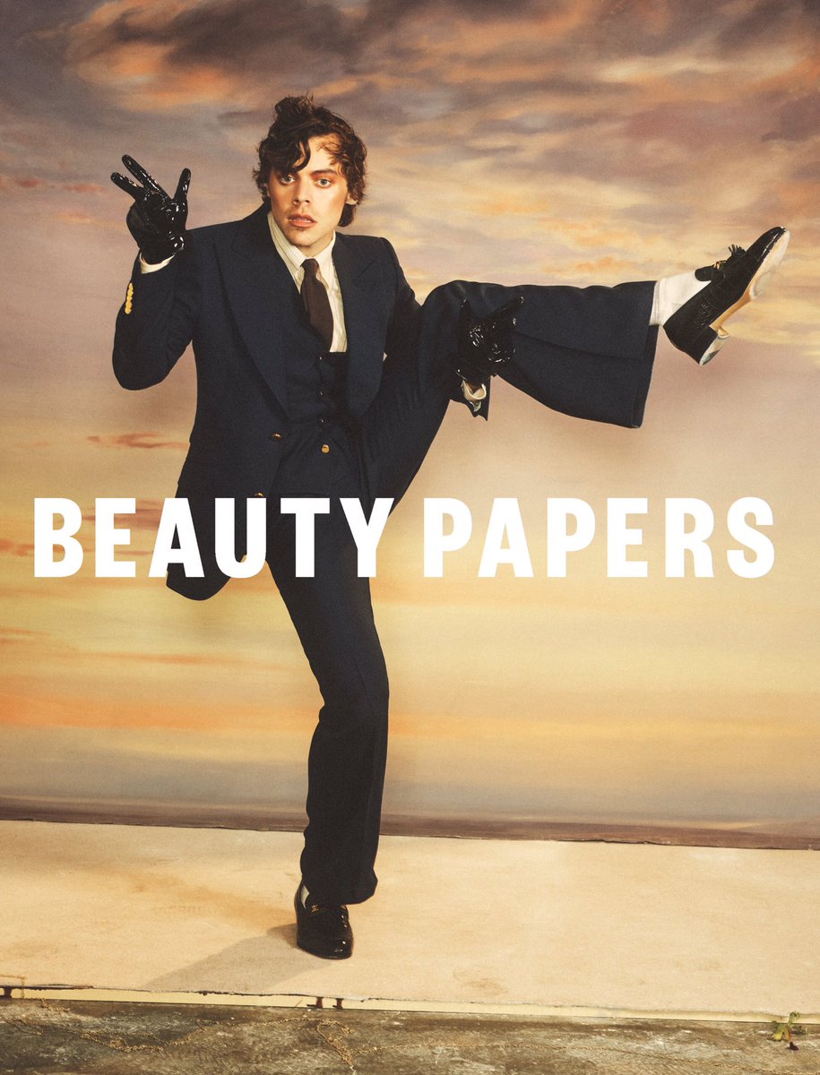 harry styles for beauty papers (2020)