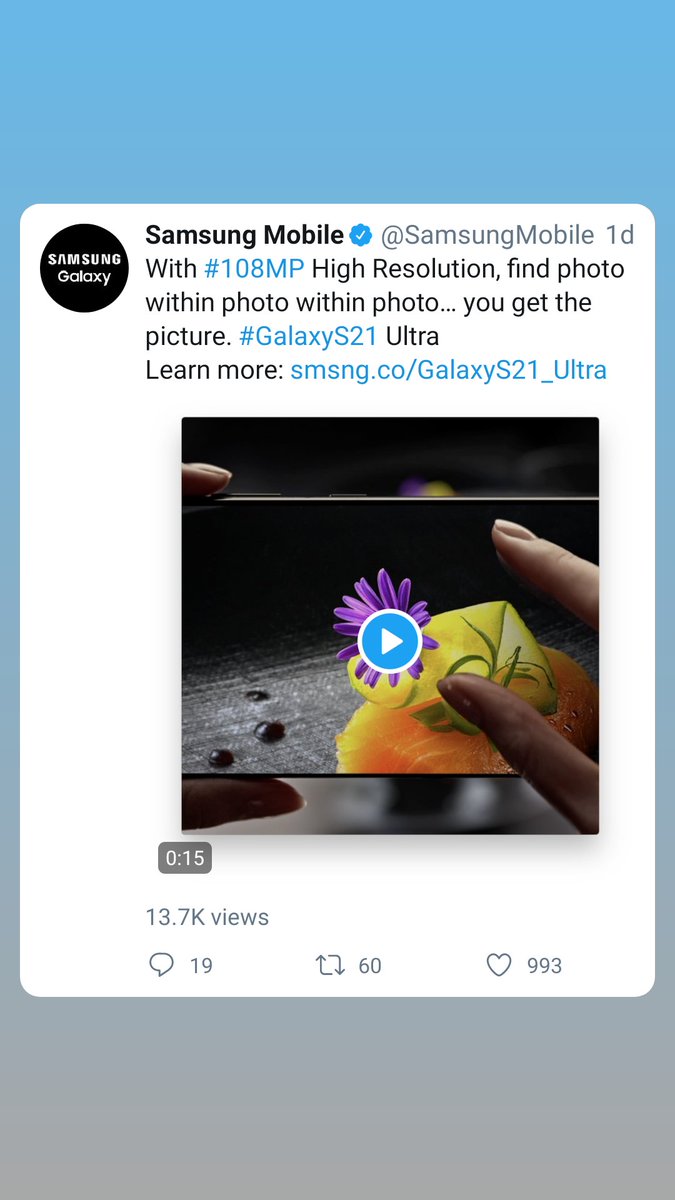 Highest resolution on the Galaxy S21 Ultra!