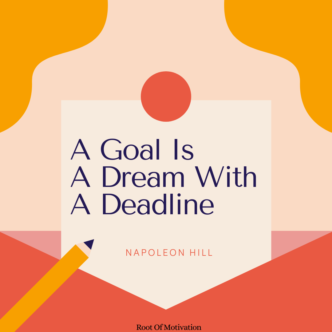 MotivationRoot's tweet photo. “ A Goal is a dream with a deadline  ”   Napoleon Hill
For more motivational Quotes - https://t.co/vSY9T5v0yU

#motivation #goal #rootofmotivation #Napoleonhill #dream #motivationalquotes  #success #believe #with #deadline https://t.co/9MAAirrrOy