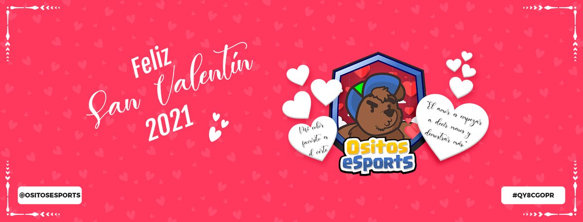 Ositos eSports (@ositosesports) on Twitter photo Queridos lectores y seguidores de <a href="/OsitosEsports/">Ositos eSports</a>, nuestro equipo de trabajo y jugadores, queremos aprovechar este día especial para desearles un #SanValentin2021 Queridos lectores y seguidores de <a href="/OsitosEsports/">Ositos eSports</a>, nuestro equipo de trabajo y jugadores, queremos aprovechar este día especial para desearles un #SanValentin2021